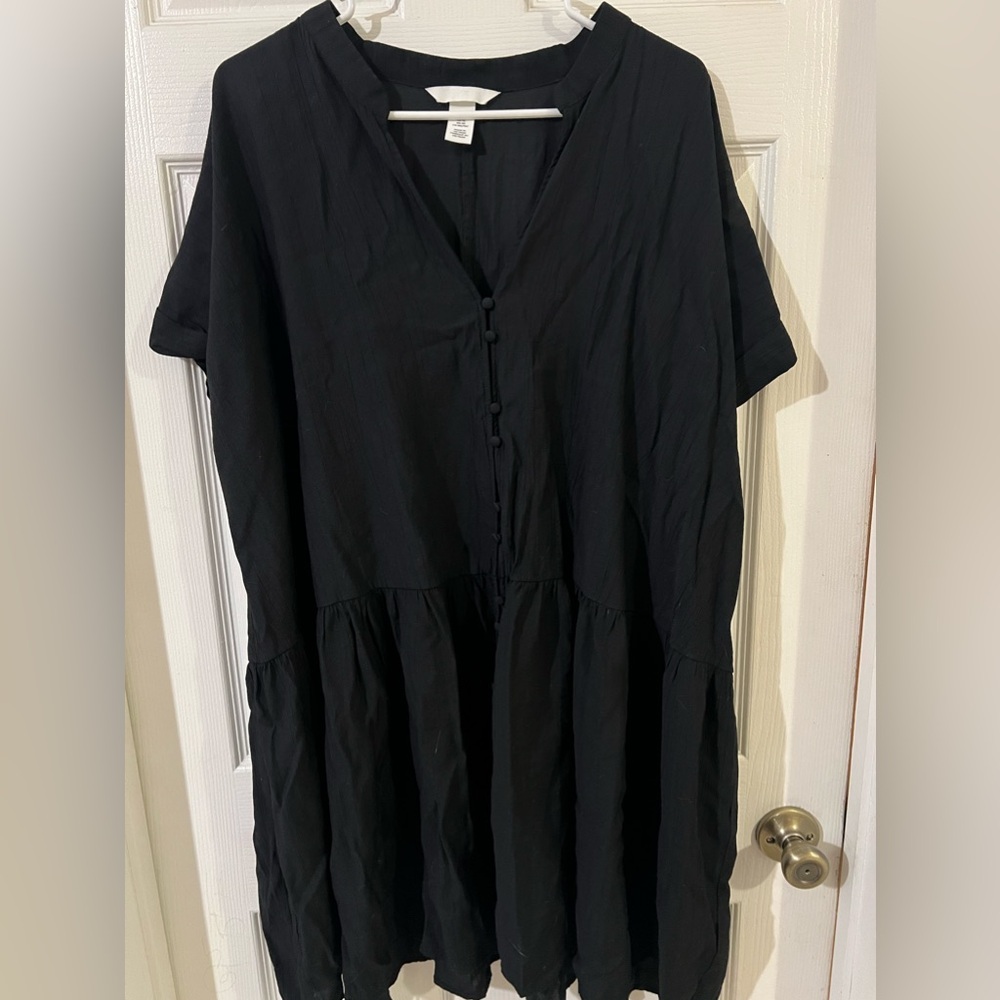 H&M black dress size XL
